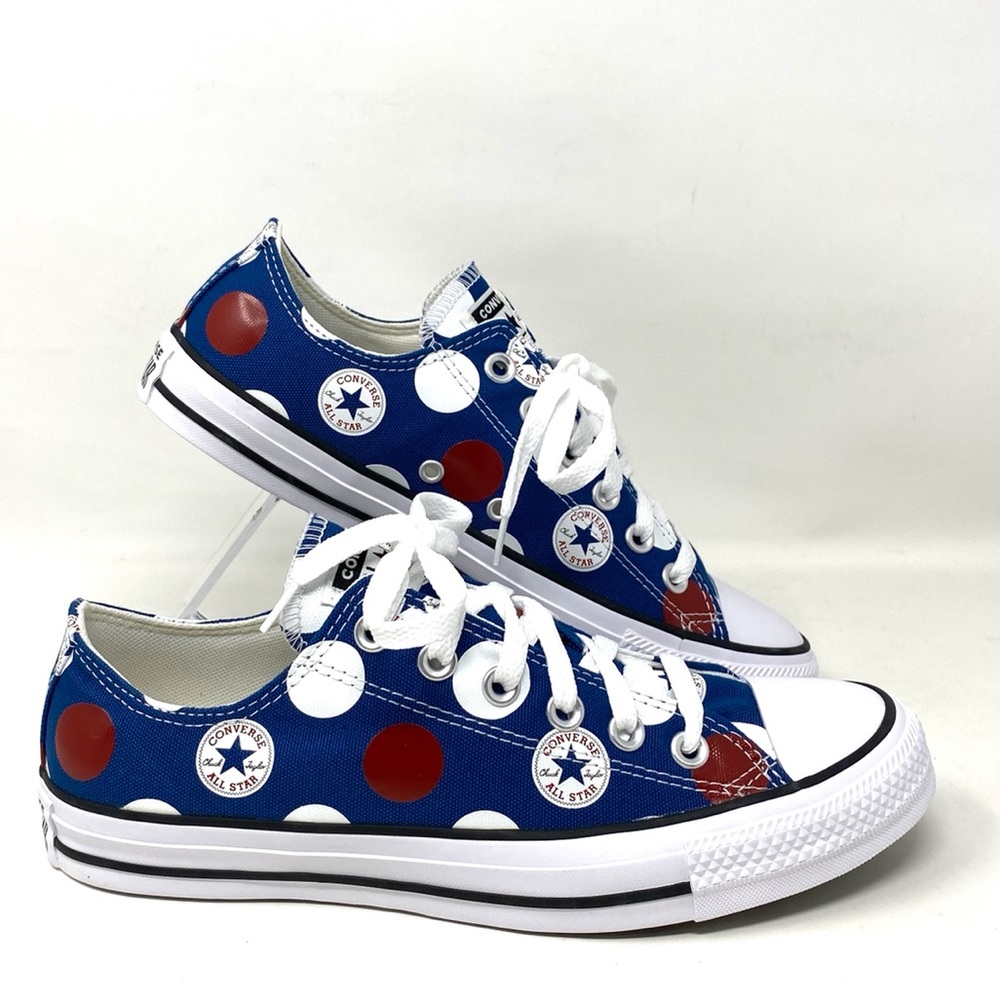 Converse Chuck Taylor Sneakers Women's AS Low Top Court Blue Canvas Size 167860C - Picture 3 of 10